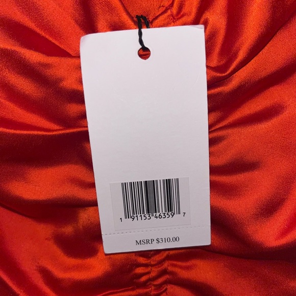 Jason Wu Rouched Red Dress - Size Small - Picture 5 of 7
